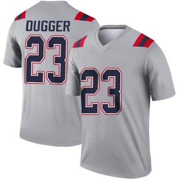 Kyle Dugger Youth Gray Legend Inverted Jersey