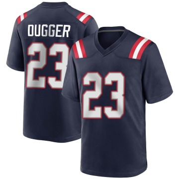 Kyle Dugger Youth Navy Blue Game Team Color Jersey
