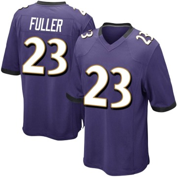 Kyle Fuller Men's Purple Game Team Color Jersey
