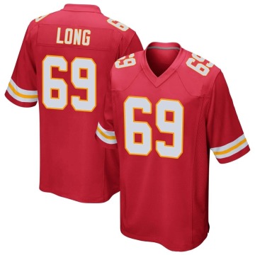 Kyle Long Men's Red Game Team Color Jersey