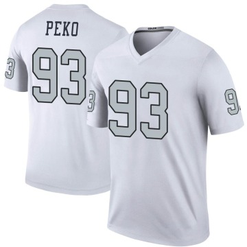Kyle Peko Youth White Legend Color Rush Jersey