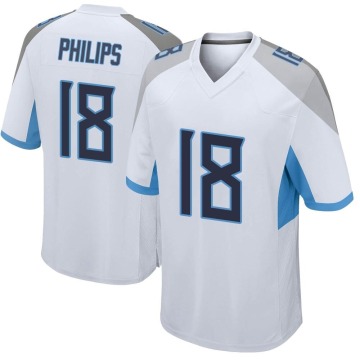 Kyle Philips Men's White Game Jersey