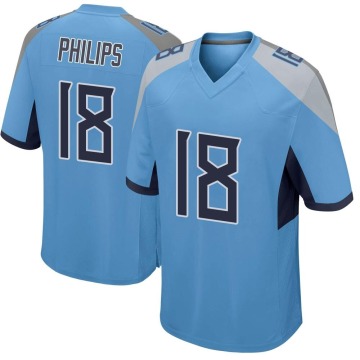 Kyle Philips Youth Light Blue Game Jersey
