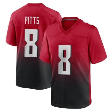 Kyle Pitts Men's Red Game 2nd Alternate Jersey