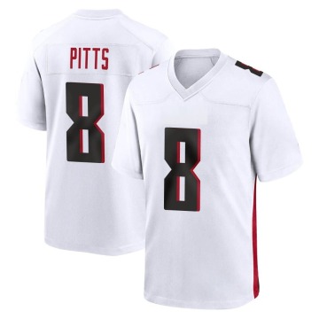 Kyle Pitts Men's White Game Jersey