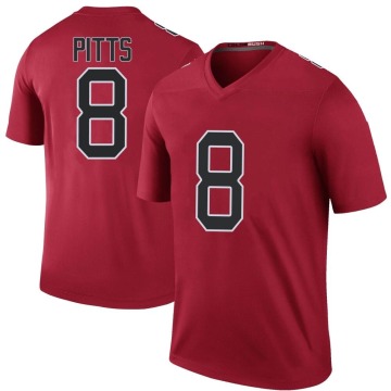 Kyle Pitts Youth Red Legend Color Rush Jersey