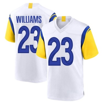 Kyren Williams Men's White Game Jersey