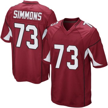 Lachavious Simmons Youth Game Cardinal Team Color Jersey