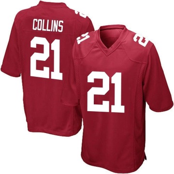 Landon Collins Youth Red Game Alternate Jersey