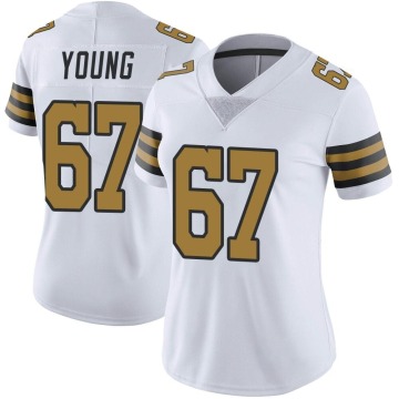 Landon Young Women's White Limited Color Rush Jersey