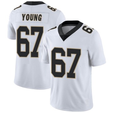 Landon Young Youth White Limited Vapor Untouchable Jersey
