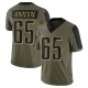 Lane Johnson Youth Olive Limited 2021 Salute To Service Jersey