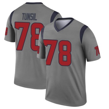 Laremy Tunsil Youth Gray Legend Inverted Jersey