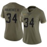Larry Rountree III Women's Olive Limited 2022 Salute To Service Jersey