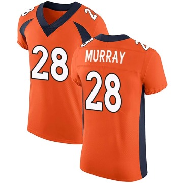 Latavius Murray Men's Orange Elite Team Color Vapor Untouchable Jersey