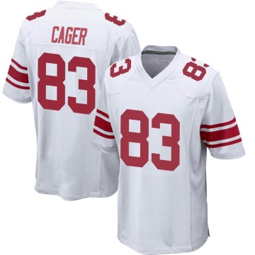 Lawrence Cager Men's White Game Jersey
