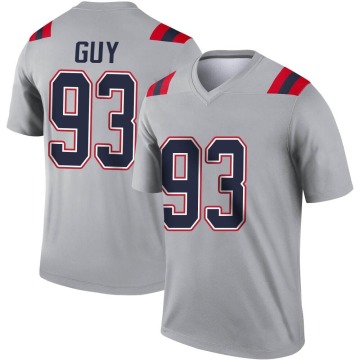 Lawrence Guy Youth Gray Legend Inverted Jersey