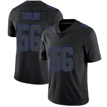 Lawrence Taylor Men's Black Impact Limited Jersey