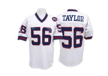 Lawrence Taylor Men's White Authentic Throwback Jersey