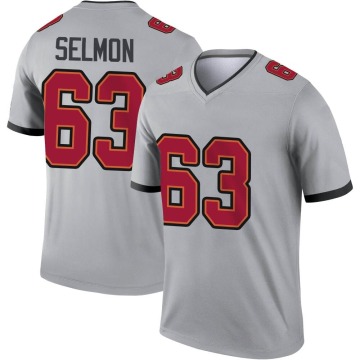 Lee Roy Selmon Youth Gray Legend Inverted Jersey