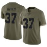 Lester Hayes Youth Olive Limited 2022 Salute To Service Jersey