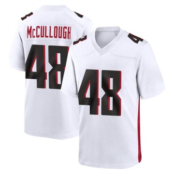 Liam McCullough Youth White Game Jersey