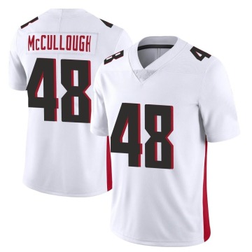Liam McCullough Youth White Limited Vapor Untouchable Jersey