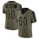 Logan Bruss Youth Olive Limited 2021 Salute To Service Jersey