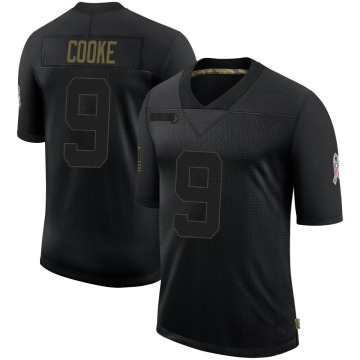 Logan Cooke Men's Black Limited 2020 Salute To Service Jersey