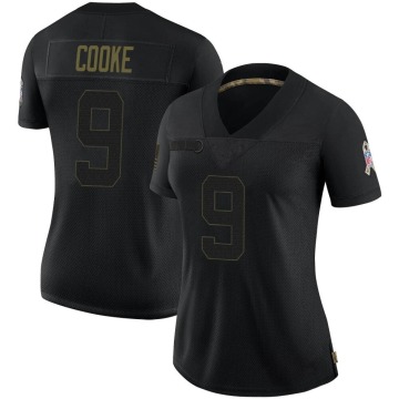Logan Cooke Women's Black Limited 2020 Salute To Service Jersey