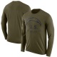 Los Angeles Chargers Men's Olive Legend 2018 Salute to Service Sideline Performance Long Sleeve T-Shirt