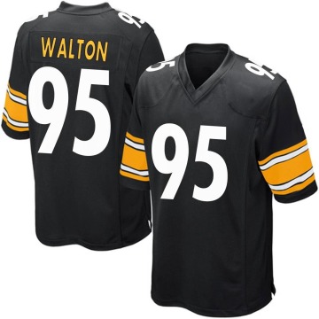 L.T. Walton Youth Black Game Team Color Jersey