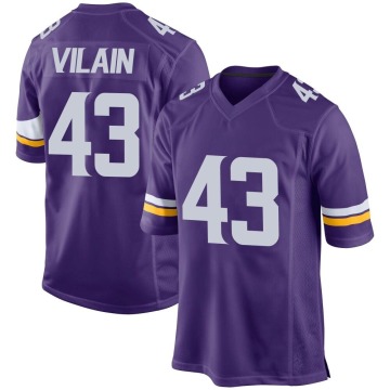 Luiji Vilain Youth Purple Game Team Color Jersey