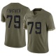 Luke Fortner Youth Olive Limited 2022 Salute To Service Jersey