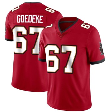 Luke Goedeke Youth Red Limited Team Color Vapor Untouchable Jersey