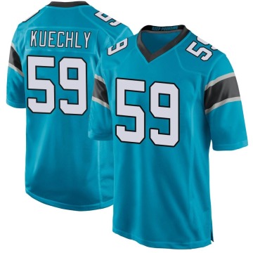 Luke Kuechly Men's Blue Game Alternate Jersey