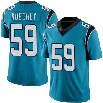 Luke Kuechly Men's Blue Limited Alternate Vapor Untouchable Jersey