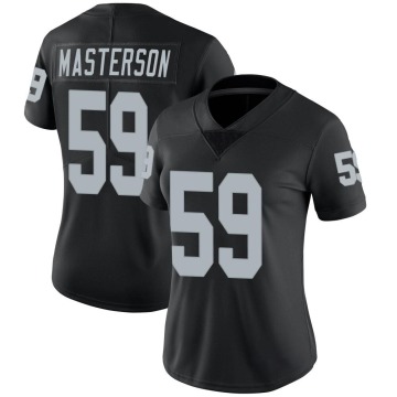 Luke Masterson Women's Black Limited Team Color Vapor Untouchable Jersey