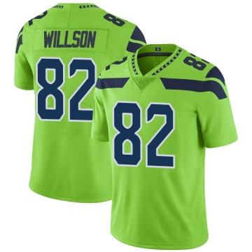 Luke Willson Youth Green Limited Color Rush Neon Jersey
