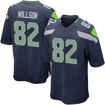 Luke Willson Youth Navy Game Team Color Jersey