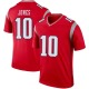 Mac Jones Youth Red Legend Inverted Jersey