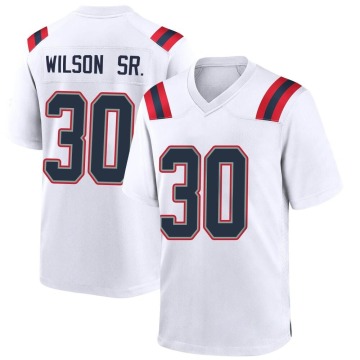 Mack Wilson Sr. Men's White Game Jersey