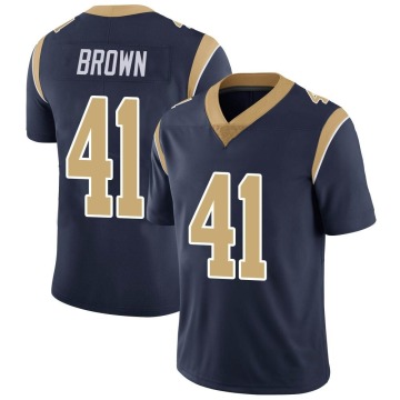 Malcolm Brown Youth Brown Limited Navy Team Color Vapor Untouchable Jersey