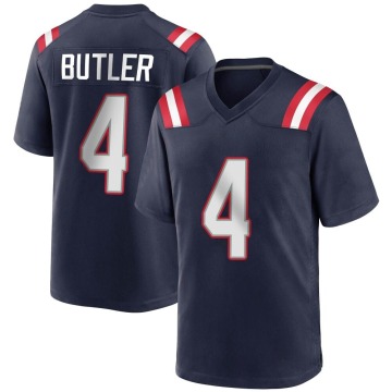 Malcolm Butler Youth Navy Blue Game Team Color Jersey