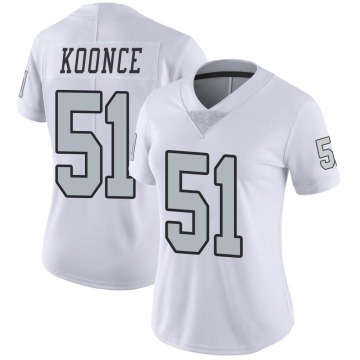 Malcolm Koonce Women's White Limited Color Rush Jersey