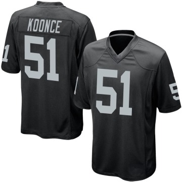 Malcolm Koonce Youth Black Game Team Color Jersey