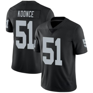 Malcolm Koonce Youth Black Limited Team Color Vapor Untouchable Jersey