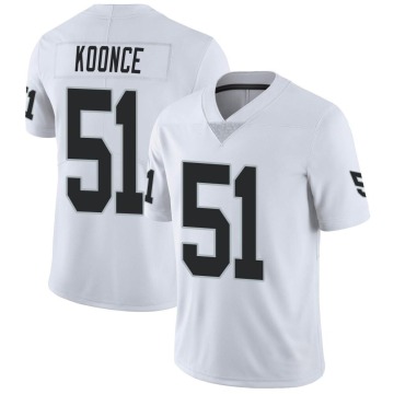 Malcolm Koonce Youth White Limited Vapor Untouchable Jersey