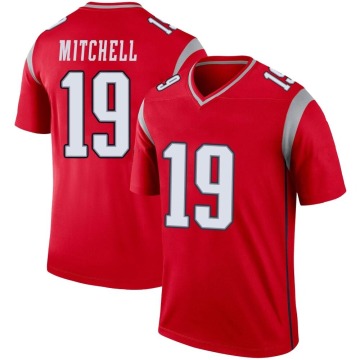 Malcolm Mitchell Men's Red Legend Inverted Jersey