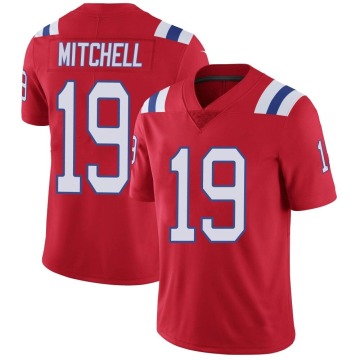 Malcolm Mitchell Men's Red Limited Vapor Untouchable Alternate Jersey